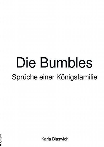 'Cover von Die Bumbles – Sprüche einer Königsfamilie'-Cover