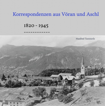 'Cover von Korrespondenzen aus Vöran und Aschl'-Cover