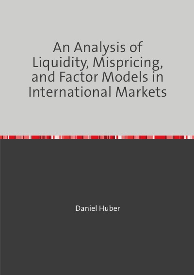 'Cover von An Analysis of Liquidity, Mispricing, and Factor Models in International Markets'-Cover