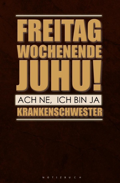 'Cover von Notizbuch für Krankenschwester'-Cover