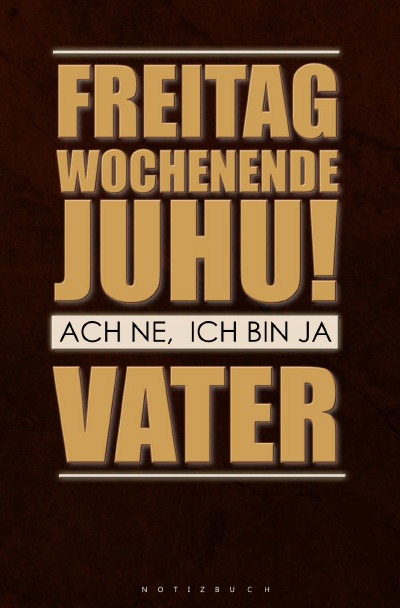 'Cover von Notizbuch für Väter  / Vater'-Cover