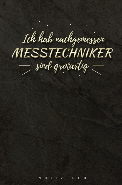 'Cover von Notizbuch für Messtechniker'-Cover