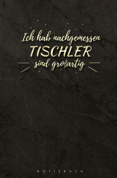 'Cover von Notizbuch für Tischler'-Cover