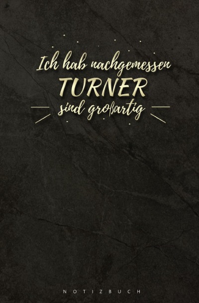 'Cover von Notizbuch für Turner'-Cover