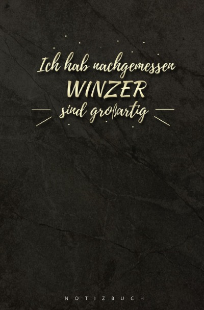 'Cover von Notizbuch für Winzer'-Cover