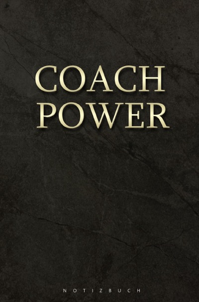 'Cover von Notizbuch coach power / Trainer'-Cover