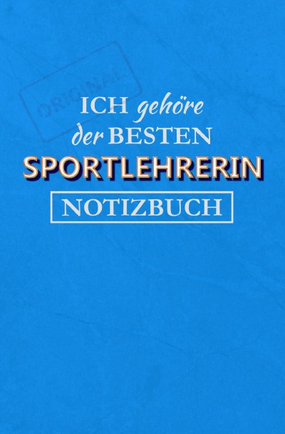 'Cover von Notizbuch für eine Sportlehrerin'-Cover