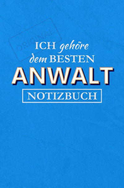 'Cover von Notizbuch für einen Anwalt'-Cover