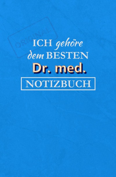 'Cover von Notizbuch für einen Arzt Dr. med.'-Cover