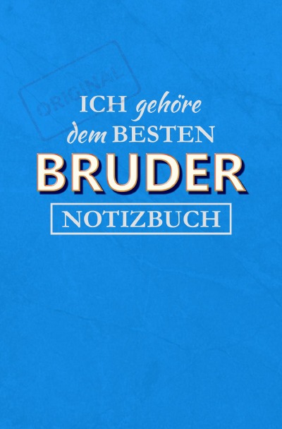 'Cover von Notizbuch für einen Bruder'-Cover