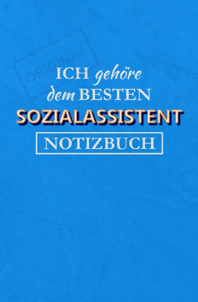 'Cover von Notizbuch für einen Sozialassistent'-Cover