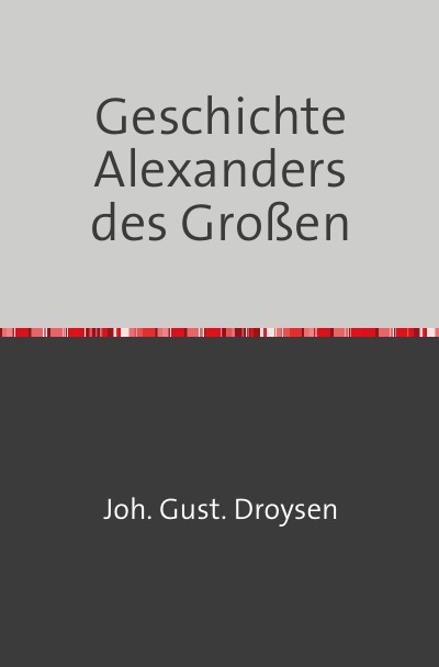 'Cover von Geschichte Alexanders des Großen'-Cover