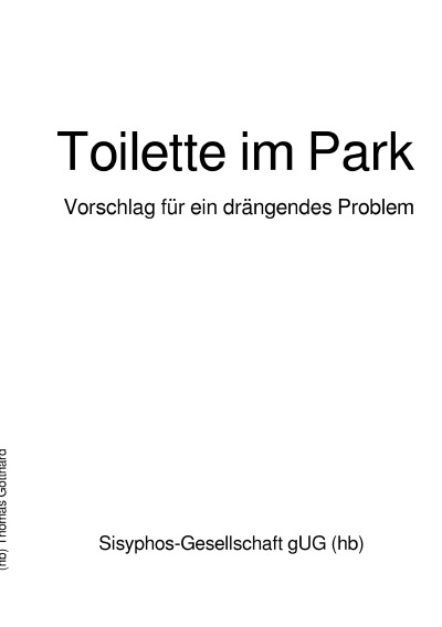 'Cover von Toilette im Park'-Cover