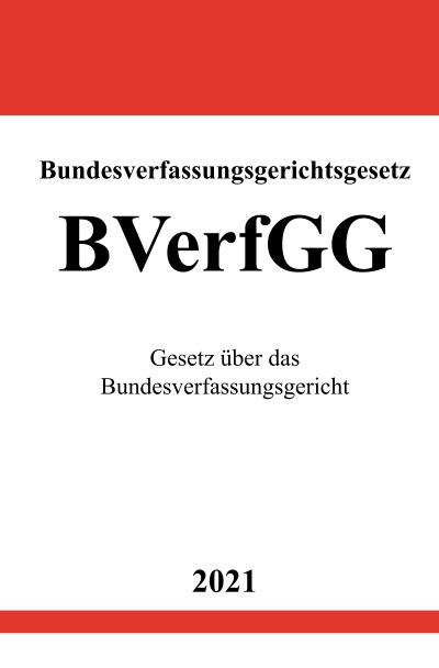 'Cover von Bundesverfassungsgerichtsgesetz (BVerfGG)'-Cover