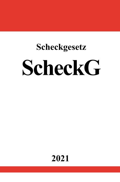 'Cover von Scheckgesetz (ScheckG)'-Cover