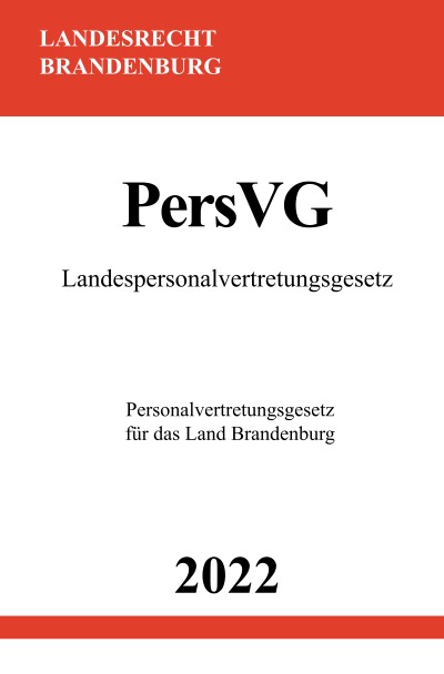 'Cover von Landespersonalvertretungsgesetz PersVG 2022'-Cover