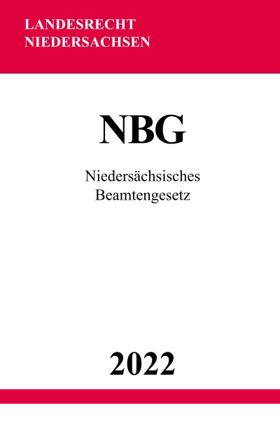 'Cover von Niedersächsisches Beamtengesetz NBG 2022'-Cover