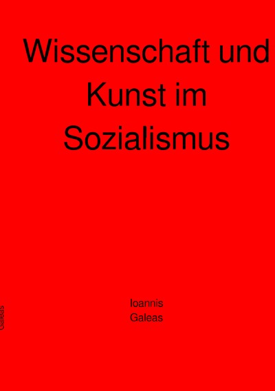 'Cover von Wissenschaft und Kunst im Sozialismus'-Cover