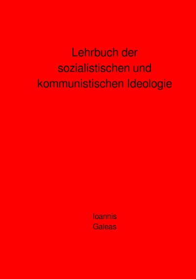 'Cover von Lehrbuch der sozialistischen und kommunistischen Ideologie'-Cover