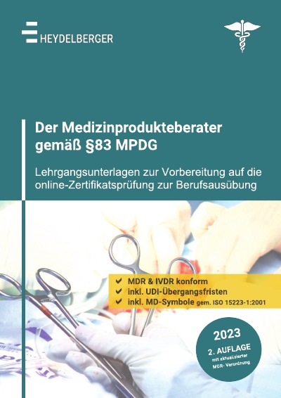 'Cover von Der Medizinprodukteberater gemäß §83 MPDG'-Cover