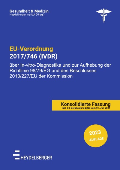 'Cover von EU-VERORDNUNG 2017/746 (IVDR)'-Cover