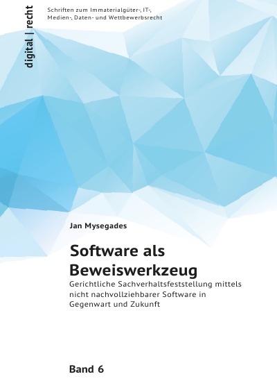 'Cover von Software als Beweiswerkzeug'-Cover