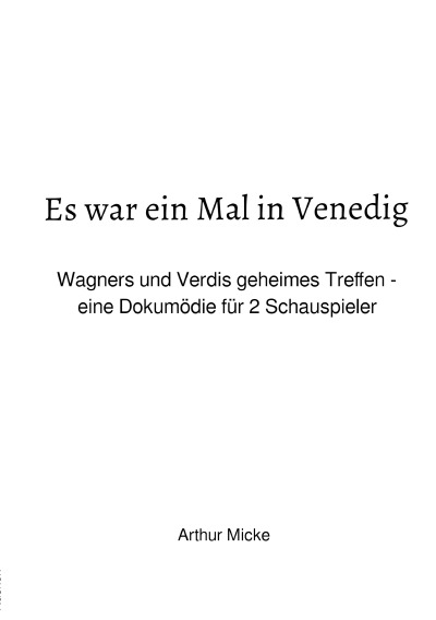 'Cover von Es war ein Mal in Venedig'-Cover