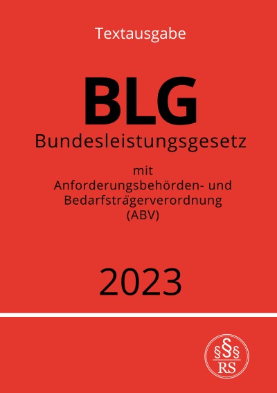 'Cover von Bundesleistungsgesetz – BLG 2023'-Cover