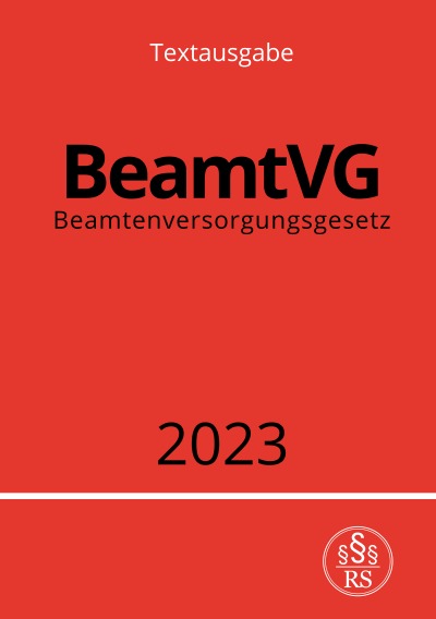 'Cover von Beamtenversorgungsgesetz – BeamtVG 2023'-Cover