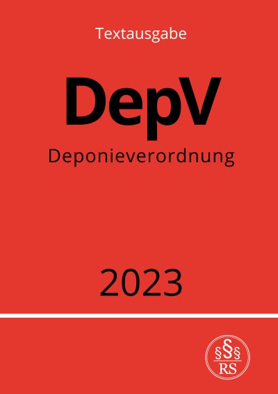 'Cover von Deponieverordnung – DepV 2023'-Cover