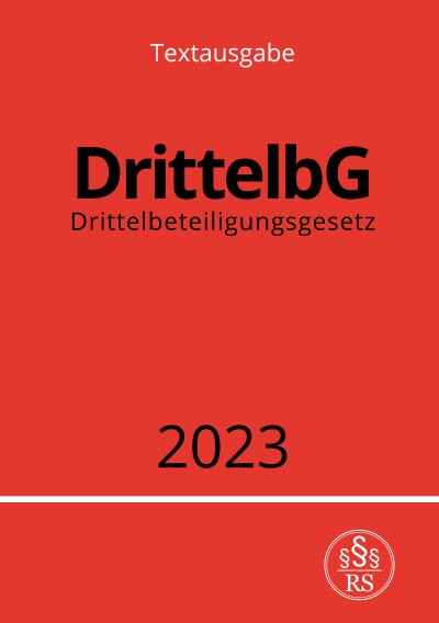 'Cover von Drittelbeteiligungsgesetz – DrittelbG 2023'-Cover