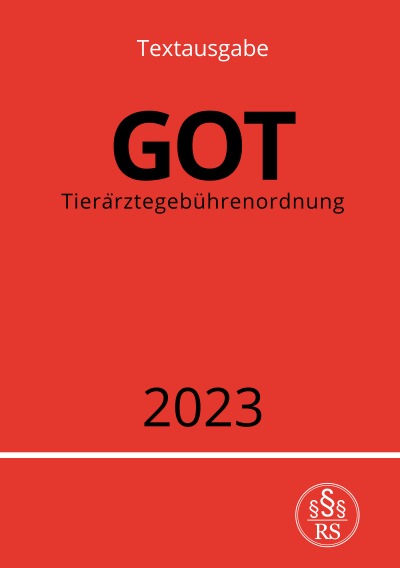 'Cover von Tierärztegebührenordnung – GOT 2023'-Cover