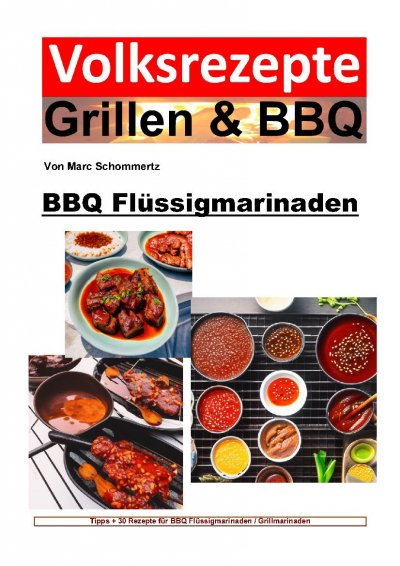 'Cover von Volksrezepte Grillen und BBQ – BBQ Flüssigmarinaden'-Cover