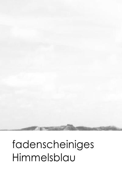 'Cover von fadenscheiniges Himmelsblau'-Cover