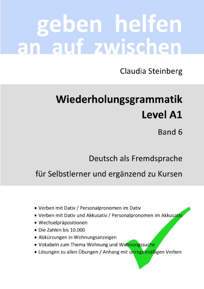 'Cover von DaF – Wiederholungsgrammatik A1 – Band 6'-Cover