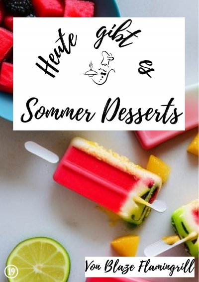 'Cover von Heute gibt es – Sommer Desserts'-Cover