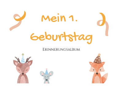 'Cover von 1. Geburtstag – Erinnerungsalbum'-Cover