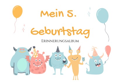 'Cover von 5. Geburtstag – Erinnerungsalbum'-Cover