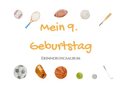 'Cover von 9. Geburtstag – Erinnerungsalbum'-Cover