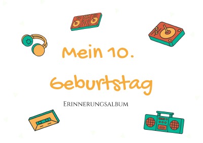 'Cover von 10. Geburtstag – Erinnerungsalbum'-Cover