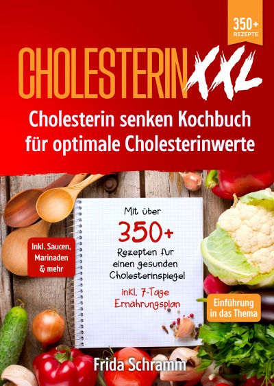 'Cover von Cholesterin XXL – Cholesterin senken Kochbuch für optimale Cholesterinwerte'-Cover