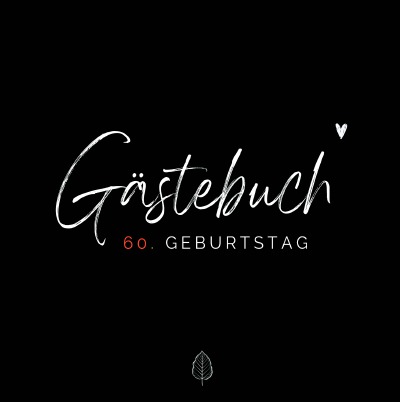 'Cover von 60. Geburtstag- Premium Gästebuch Blanko'-Cover