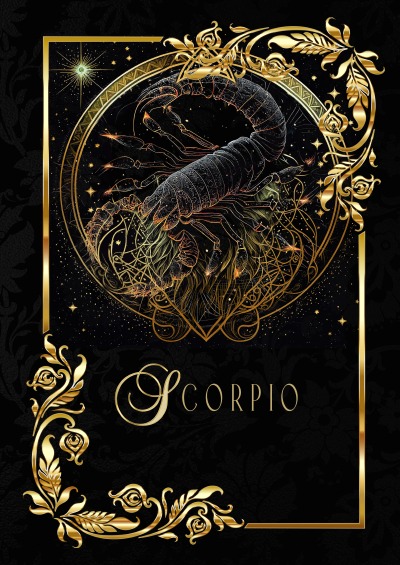 'Cover von Zodiac Scorpio Notebook'-Cover