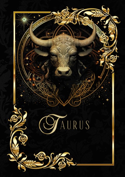 'Cover von Zodiac Taurus Notebook'-Cover