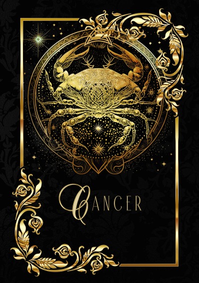 'Cover von Zodiac Cancer Notebook'-Cover