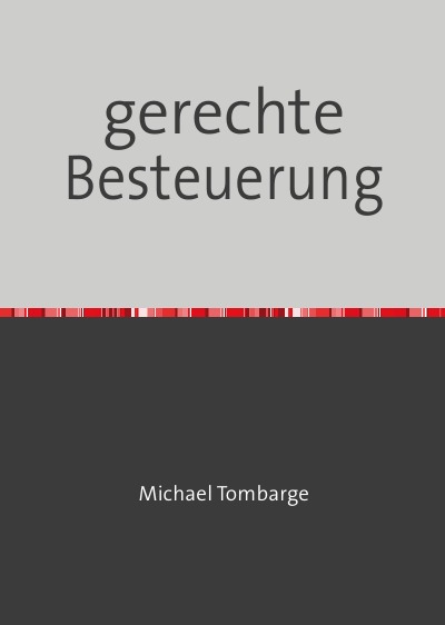 'Cover von gerechte Besteuerung'-Cover