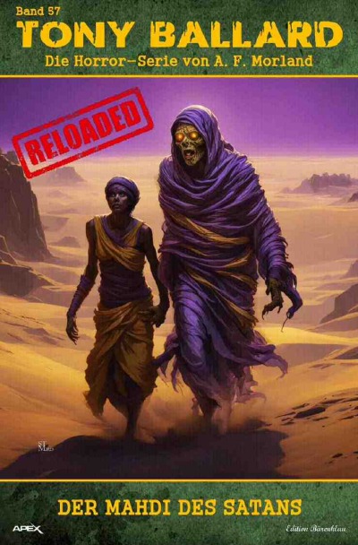 'Cover von Tony Ballard – Reloaded, Band 57: Der Mahdi des Satans'-Cover