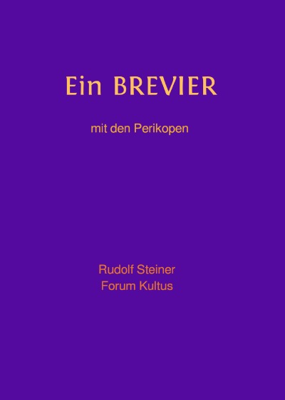 'Cover von Ein BREVIER  – mit den Perikopen'-Cover