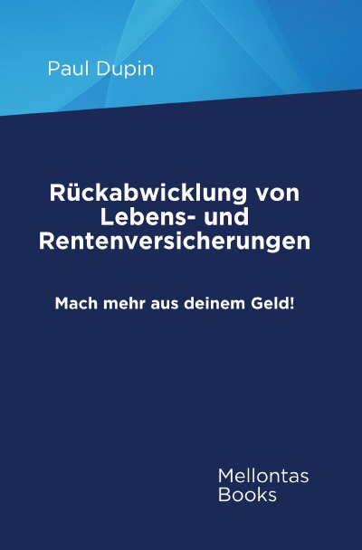 'Cover von Rückabwicklung von Lebens- und Rentenversicherungen'-Cover