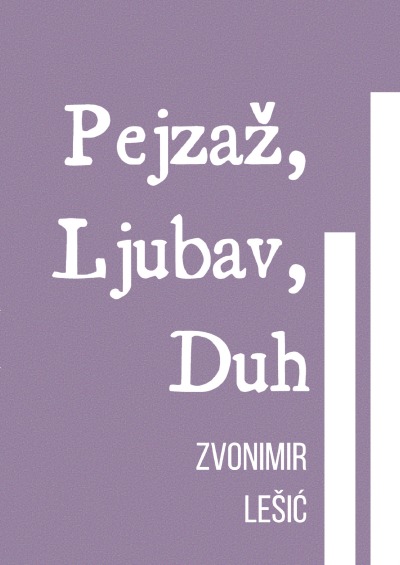 'Cover von Pejzaž, Ljubav, Duh'-Cover